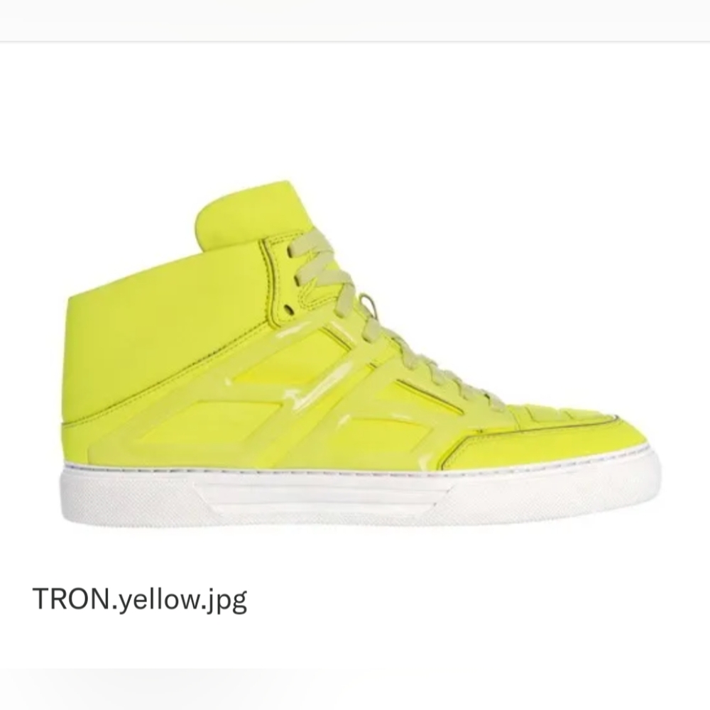 💛 Alejandro Ingelmo Neon Yellow "Tron" Sneaker Women's sz 10